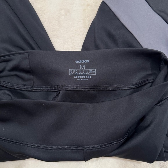 Adidas AEROREADY Training Leggings Colorblock Athletic‎ Pants Womens Size M - Picture 5 of 5